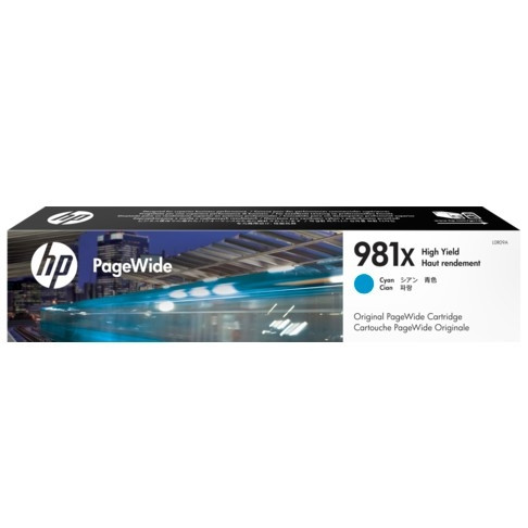 Картридж HP 981X струйный голубой увеличенной емкости (10000 стр)