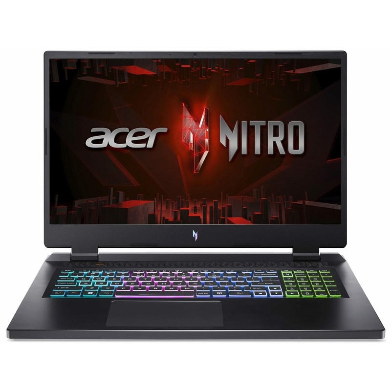 Acer Nitro AN17-41-R83D [NH.QL2CD.002] Black 17.3"(2560x1440  Ryzen 7 7735HS(3.2Ghz)/16384Mb/1024PCISSDGb/RTX4070(8192Mb)/NoOs}