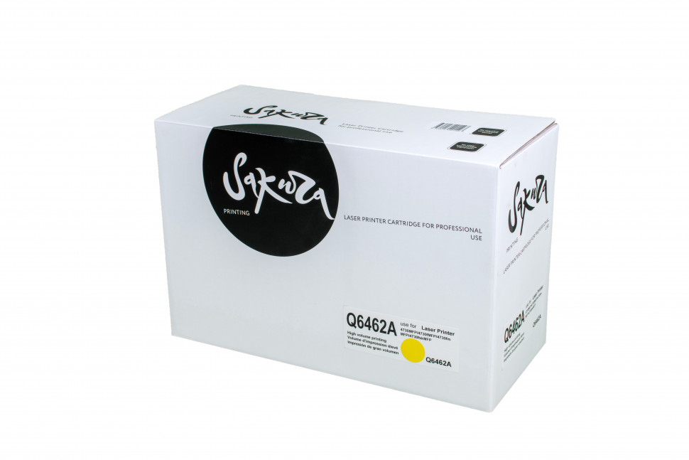 Q6462A (HP 644A) Картридж Sakura для HP Color LJ 4730MFP/4730fMFP/4730fmMFP/4730fskMFP, желтый, 12000 к.