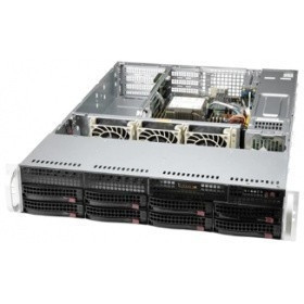 Supermicro SYS-520P-WTR 2U, LGA-4189, TDP 270W, Intel C621A, 8xDDR4, 8x 3.5" hot-swap (2x 2.5" NVMe dedicated), SATA3 (6Gbps), 2xPCI-E 4.0 x16 LP, 2xPCI-E 4.0 x8 LP 2xRJ45 10GBase-T, 1xRJ45 IPMI,