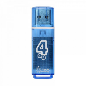 Smartbuy USB Drive 4GB Glossy series Blue (SB4GBGS-B)
