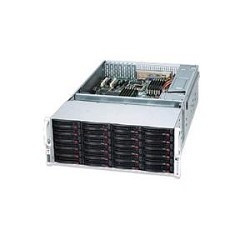 Supermicro CSE-847A-R1400LPB, 4U, 13.68''x13'', 36x3.5'' (24front+12rear) hot-swap SAS/SATA with SFF8087 connector, 7xLP, 434x178x699mm, redundant 1400W