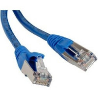 Hyperline PC-LPM-STP-RJ45-RJ45-C5e-5M-LSZH-BL Патч-корд F/­UTP, экранированный, Cat.5е, LSZH, 5 м, синий