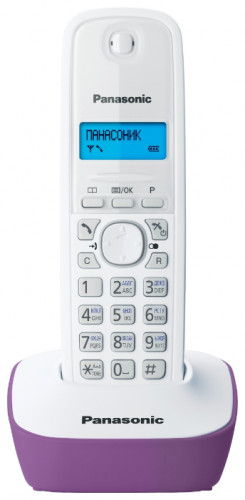 Panasonic KX-TG1611RUR (красный) {АОН, Caller ID,12 мелодий звонка,подсветка дисплея,поиск трубки}