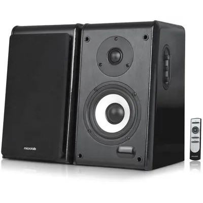 MICROLAB SOLO 11 черный {(20 Вт + 30 Вт) x2, Гармонические искажения: < 0,5% (1 Вт 1 кГц), Частотная характеристика: 20 Гц - 20 кГц, Отношение сигнал/шум: > 80 дБ, Разделение: >45 дБ}