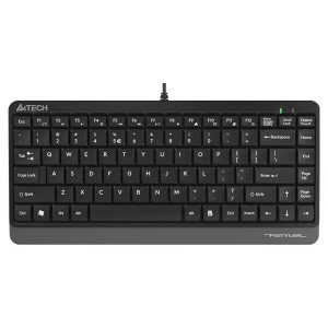 Клавиатура A4Tech Fstyler FK11 черный/серый USB slim