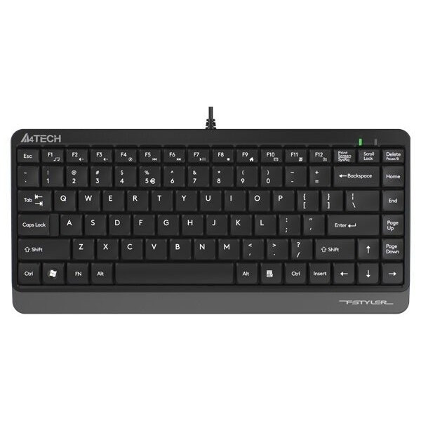 Клавиатура A4Tech Fstyler FK11 черный/серый USB slim