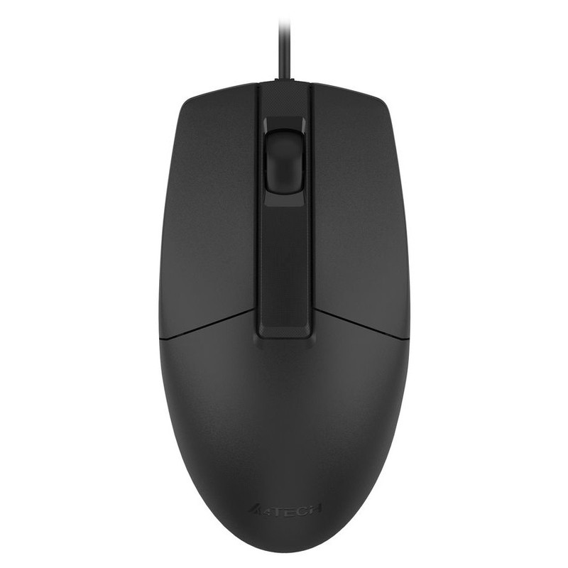 Мышь A4Tech OP-330S черный оптическая (1000dpi) silent USB (3but) [1530241]