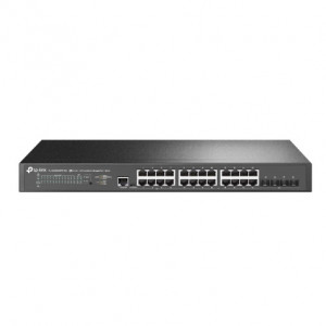 TP-Link SG3428XPP-M2 Управляемый коммутатор JetStream уровня 2+ с 24 портами 2,5 Гбит/с (8 портов PoE++, 16 портов PoE+) и 4 портами SFP+