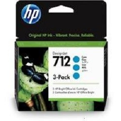 Картридж струйный HP 712 3ED77A голубой x3упак. (29мл) для HP DJ Т230/630