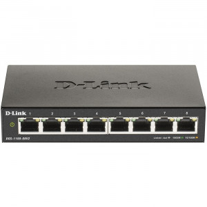 D-Link DGS-1100-08V2/A1A Настраиваемый L2 коммутатор с 8 портами 10/100/1000Base-T