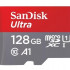 SecureDigital microSDXC 128GB SanDisk Ultra Class 10, UHS-I, R 140 МБ/с, <SDSQUAB-128G-GN6MN> без адаптера SD