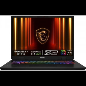 MSI Crosshair A16 HX D8WGKG-078XRU [9S7-15PL21-078] Grey 16" {QHD+ Ryzen 7 8840HX/ 32Gb/ SSD1Tb/RTX5070 8Gb/DOS}