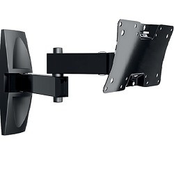 Кронштейн для телевизора Holder LCDS-5064 черный 12"-32" макс.30кг настенный поворот и наклон
