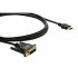 Kramer Кабель C-HDMI/DVI-10 (C-HM/DM-10) переходной HDMI-DVI (Вилка - Вилка) 3метра