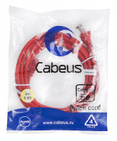 Cabeus PC-UTP-RJ45-Cat.5e-3m-RD-LSZH Патч-корд U/UTP, категория 5е, 2xRJ45/8p8c, неэкранированный, красный, LSZH, 3м Cabeus PC-UTP-RJ45-Cat.5e-3m-RD-LSZH Патч-корд U/UTP, категория 5е, 2xRJ45/8p8c, неэкранированный, красный, LSZH, 3м