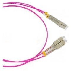 Hyperline FC-D2-504-LC/PR-LC/PR-H-2M-LSZH-MG Патч-корд волоконно-оптический (шнур) MM 50/125(OM4), LC-LC, duplex, LSZH, 2 м