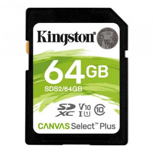 SecureDigital 64Gb Kingston SDS2/64GB {SDXC Class 10, UHS-I}