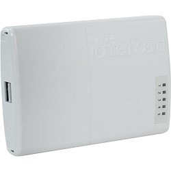 MikroTik RB750P-PBr2  PowerBox with 650MHz CPU, 64MB RAM, 5xLAN (four with PoE out), RouterOS L4, outdoor case, PSU, PoE, mounting set