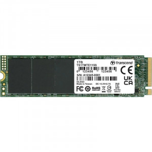 Накопитель SSD Transcend PCI-E 3.0 x4 1Tb TS1TMTE115S 115S M.2 2280 0.2 DWPD