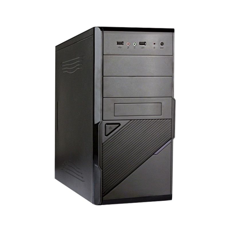 Exegate EX284022RUS Корпус Minitower BA-201 Black, mATX, <без БП>, 2*USB, Audio