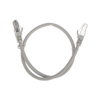 Rexant (02-0390-05) Патч-корд S/FTP, CAT 6A (10G), RJ45-RJ45, 28AWG, LSZH, серый, 0,5м Rexant (02-0390-05) Патч-корд S/FTP, CAT 6A (10G), RJ45-RJ45, 28AWG, LSZH, серый, 0,5м