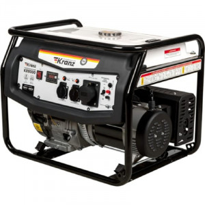 Kranz KR-16-1137 Генератор бензиновый KR8000, 8кВт, 230В, 25л, ручной старт