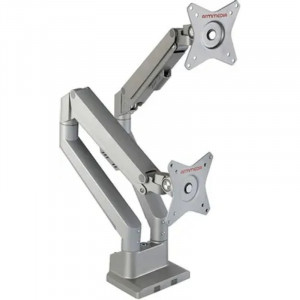 Arm Media LCD-T36 silver 17"-34" макс.2-1-9 кг настольный поворот и наклон верт.перемещ.