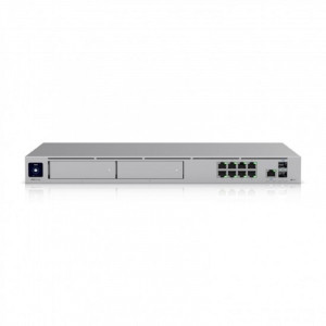 UBIQUITI UDM-Pro-Max Маршрутизатор, 1*SFP+, 8*1Gbit RJ45,1*SFP+ WAN, 1*2.5Gbit RJ45 WAN, 128GB SSD, 2*3.5" NVR HDD слота