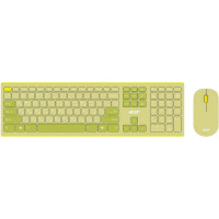 Клавиатура + мышь Acer OCC205 клав:зеленый/желтый мышь:зеленый/желтый USB беспроводная slim Клавиатура + мышь Acer OCC205 клав:зеленый/желтый мышь:зеленый/желтый USB беспроводная slim