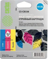 CB338 CACTUS Картридж (CS-CB338) №141 XL (трехцветный) для DeskJet D4263/D4363/D5360