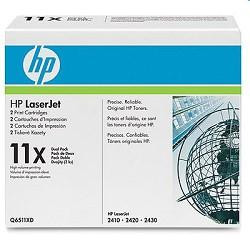 HP Q6511XD Картридж ,Black{LaserJet 2410/20/30, Black, 2-pack, (2 x 12000 стр.)}