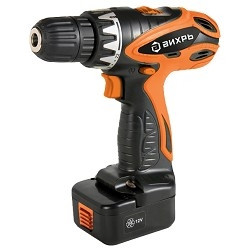 ВИХРЬ ДА-12-2к Дрель-шуруповерт аккумуляторная [72/14/2] { 12 В,  NiCd, 1,3 Ач, 24Нм, 2 скорости, дерево/металл 18мм/8мм, Кейс,2 акк }