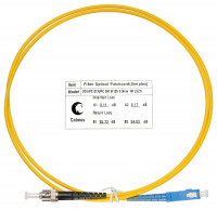 Cabeus FOP(s)-9-SC-ST-1m Шнур оптический simplex SC-ST 9/125 sm 1м LSZH Cabeus FOP(s)-9-SC-ST-1m Шнур оптический simplex SC-ST 9/125 sm 1м LSZH