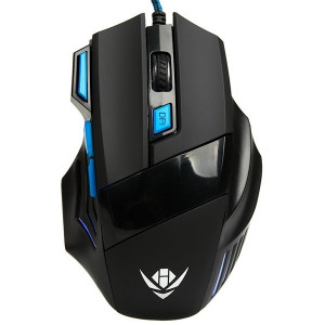 Мышь MOG-21U Nakatomi Gaming mouse - игровая, 7 кнопок + ролик прокрутки, USB, черная