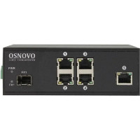 SW-40501/IC Промышленный PoE коммутатор Fast Ethernet на 6 портов.