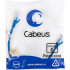Cabeus PC-UTP-RJ45-Cat.6-0.3m-BL Патч-корд U/UTP, категория 6, 2xRJ45/8p8c, неэкранированный, синий, PVC, 0.3м