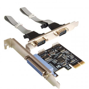 Controller ST-Lab, PCI-E x1, I-580 , 3 ext (2xCOM9M + 1xLPT25F), +LP bracket, Ret