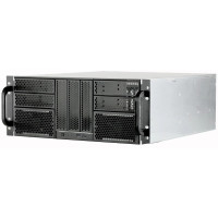 Procase RE411-D7H6-FE-65 Корпус 4U server case,7x5.25+6HDD,черный,без блока питания,глубина 650мм,MB EATX 12"x13",панель вентиляторов 3х120 Procase RE411-D7H6-FE-65 Корпус 4U server case,7x5.25+6HDD,черный,без блока питания,глубина 650мм,MB EATX 12"x13",панель вентиляторов 3х120