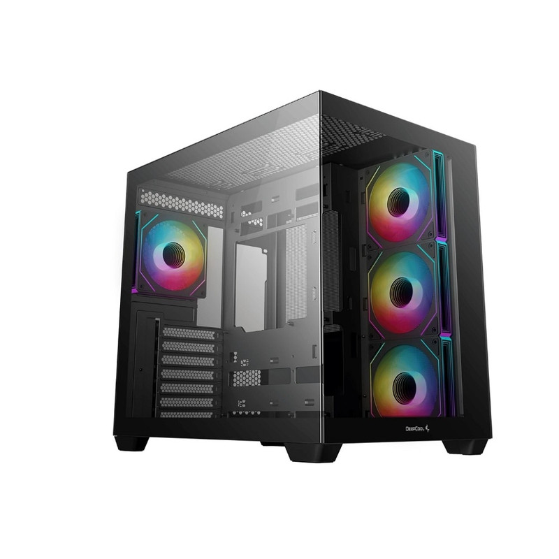 Deepcool CG530 4F black (ATX, без БП, ARGB, 2*USB3.2 Type A+USB3.2 Type-C) (R-CG530-BKADA4-G-1)