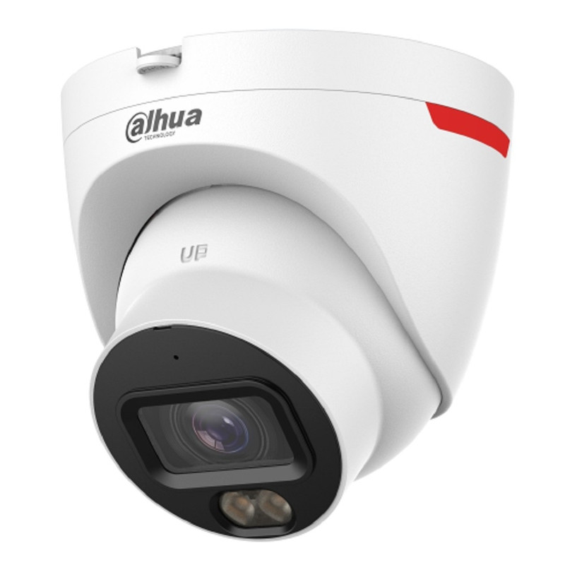 DAHUA DH-IPC-HDW2449TP-S-LED-0360B-PRO Уличная турельная IP-видеокамера WizColor 4Мп, 1/1.8” CMOS, объектив 3.6мм, видеоаналитика, микрофон, LED 30м, IP67, металл/пластик