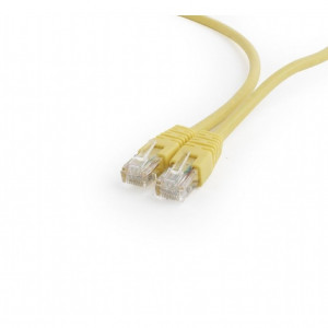 Cablexpert Патч-корд UTP PP6U-1M/Y кат.6, 1м, литой, многожильный (желтый)