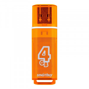 Smartbuy USB Drive 4GB Glossy series Orange (SB4GBGS-Or)