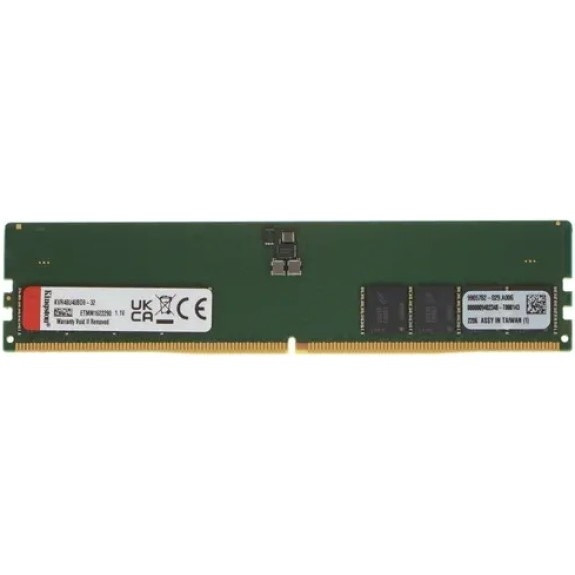 Kingston DRAM 32GB 4800MT/s DDR5 Non-ECC CL40 DIMM 2Rx8 KVR48U40BD8-32