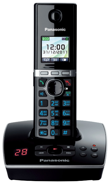 Panasonic KX-TG8061RUB (черный) {цветной дисплей,АОН ...