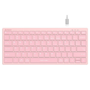 Клавиатура A4Tech Fstyler FBX51C розовый USB беспроводная BT/Radio slim Multimedia (FBX51C PINK)