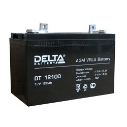 Delta DT 12100 (100 А\ч, 12В) свинцово- кислотный аккумулятор  