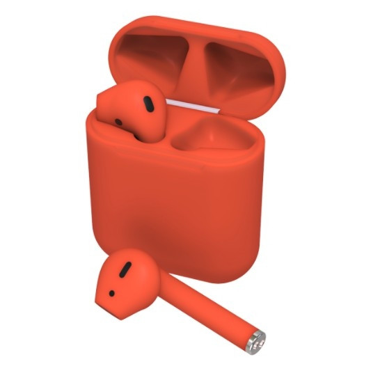 RITMIX RH-825BTH TWS red {Bluetooth 5.0 + EDR, сенсорное управление, 12 мм, 20-20000 Гц, 32 Ом, 35 мАч (наушники), 350 мАч}