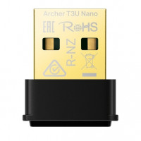 TP-Link Archer T3U Nano AC1300 Двухдиапазонный компактный Wi-Fi USB-адаптер TP-Link Archer T3U Nano AC1300 Двухдиапазонный компактный Wi-Fi USB-адаптер