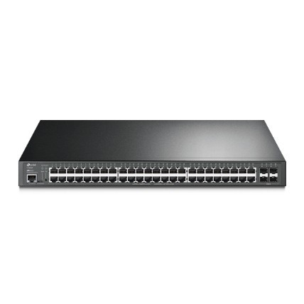 TP-Link SG3452P Управляемый коммутатор JetStream уровня 2+ с 48 гигабитными портами PoE+ и 4 портами SFP PROJ